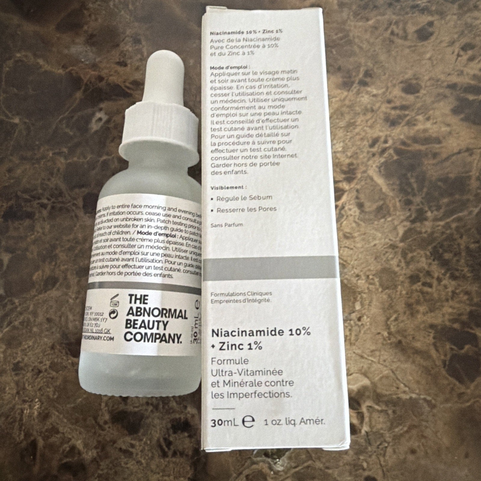 The Ordinary Niacinamide 10% + Zinc 1% Oil Control Serum *30 mL / 1 oz* Full SZ